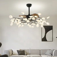 suspension ventilateur créatif moderne avec lumière LED