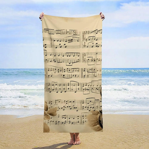 Serviette de plage à carreaux légère anti sable