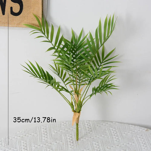 petites plantes en plastique palmier artificiel pour décoration intérieure et extérieure - vue 8 sur 10