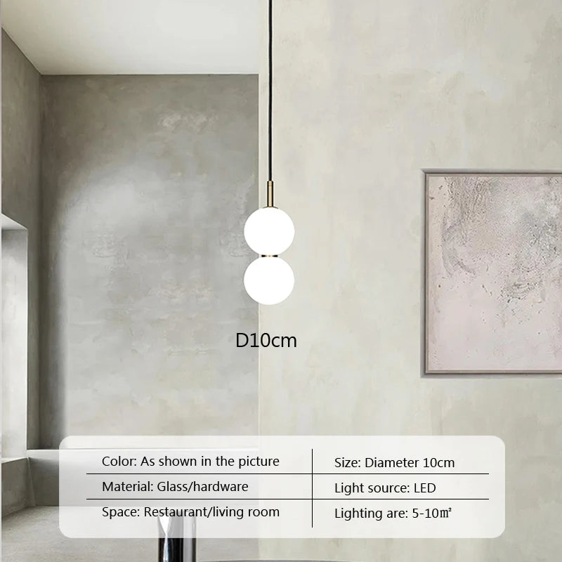 suspension en verre design pour décoration moderne et élégante - vue 13 sur 15