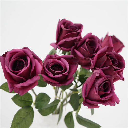 fleurs artificielles en latex pour décoration élégante et réaliste