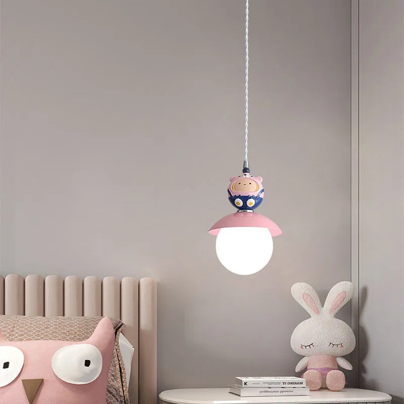 plafonnier led créatif à spectre complet pour décoration enfant - vue 4 sur 8