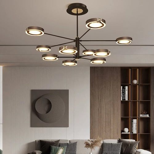suspension led moderne au design minimaliste élégant pour intérieur - vue 2 sur 18