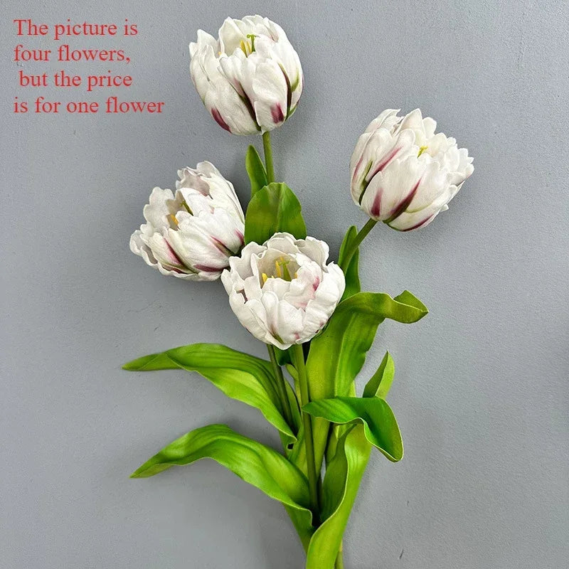 fleurs artificielles tulipes pour décoration festive et vacances