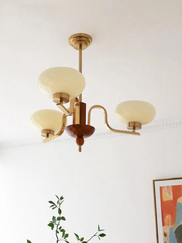 lustre vintage à LED pour décoration intérieure élégante