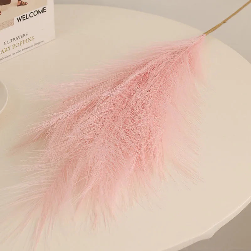 fleurs artificielles herbe de pampa pour décoration intérieure et fêtes - vue 6 sur 20