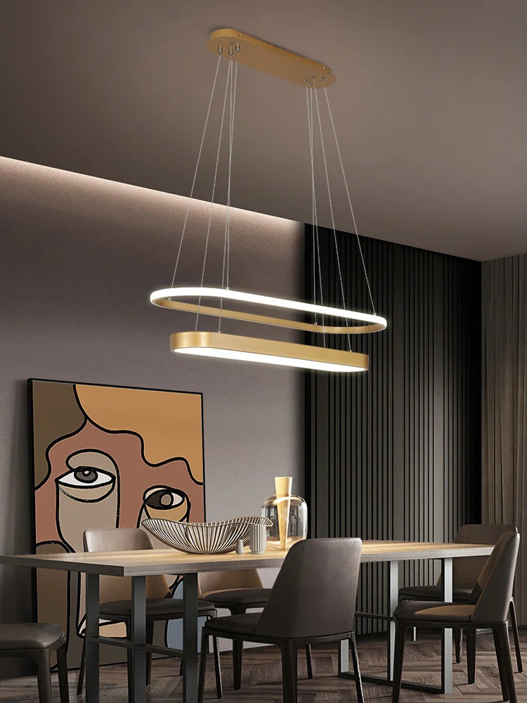 suspension à led nordique pour décoration intérieure moderne - vue 3 sur 11