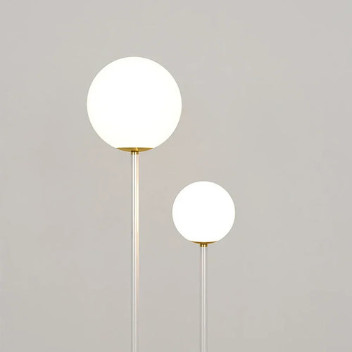 lampadaire led nordique en verre pour décoration maison - vue 6 sur 9