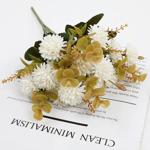 bouquet de fleurs artificielles décoratif pour intérieur et événements - vue 8 sur 25