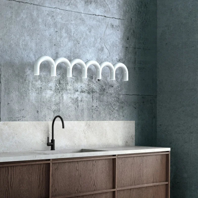 lustre led minimaliste moderne pour tables alimentaires design luminaire