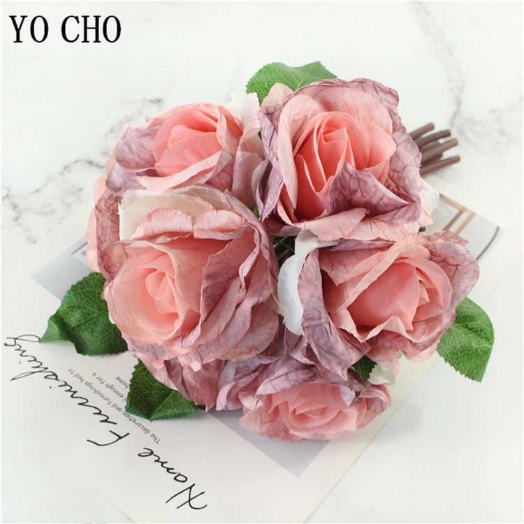 lot de 5 pivoines artificielles pour mariage et décoration intérieure