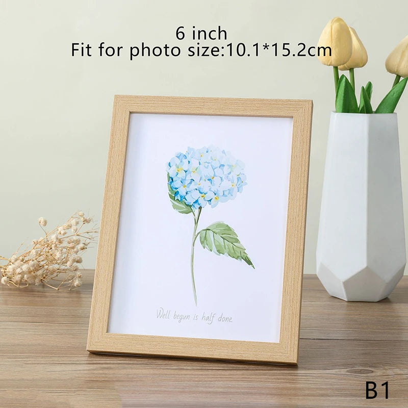 cadre photo en bois suspendu pour décoration et cadeau - vue 12 sur 18