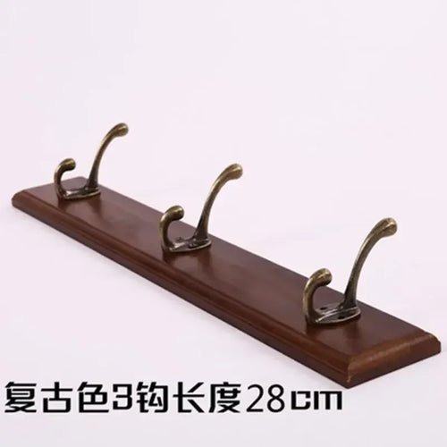 porte-manteau mural en bois pour rangement pratique - vue 20 sur 23