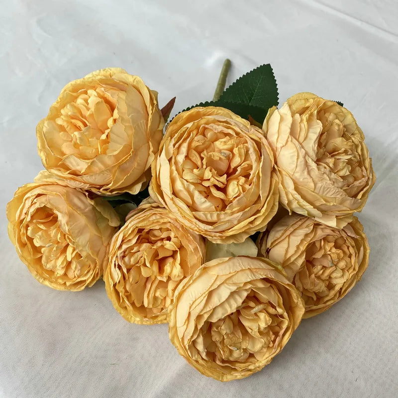 bouquet de roses artificielles décoratif pour mariage et événements - vue 9 sur 16