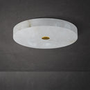 plafonnier circulaire en marbre luminaire nordique de luxe