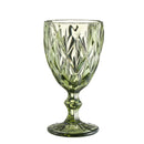 Verre à vin relief épais style rétro européen