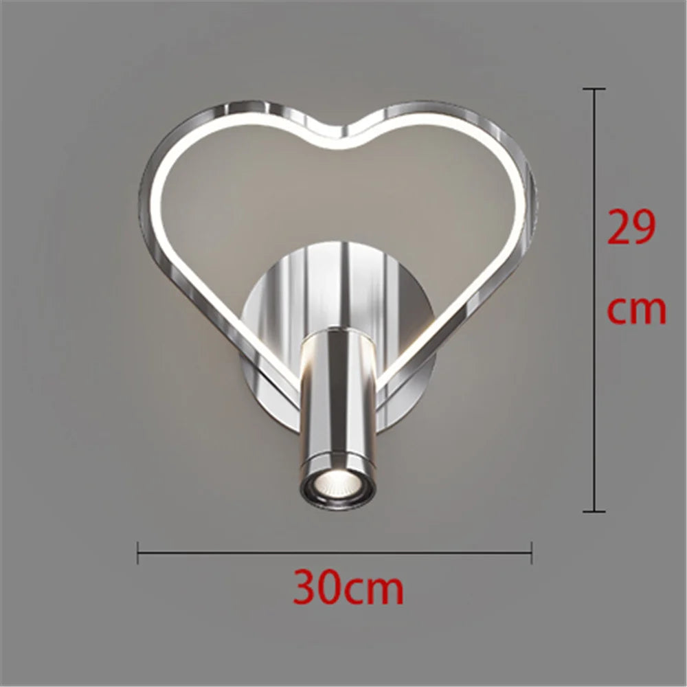 applique murale à led moderne en chrome pour intérieur design - vue 10 sur 16