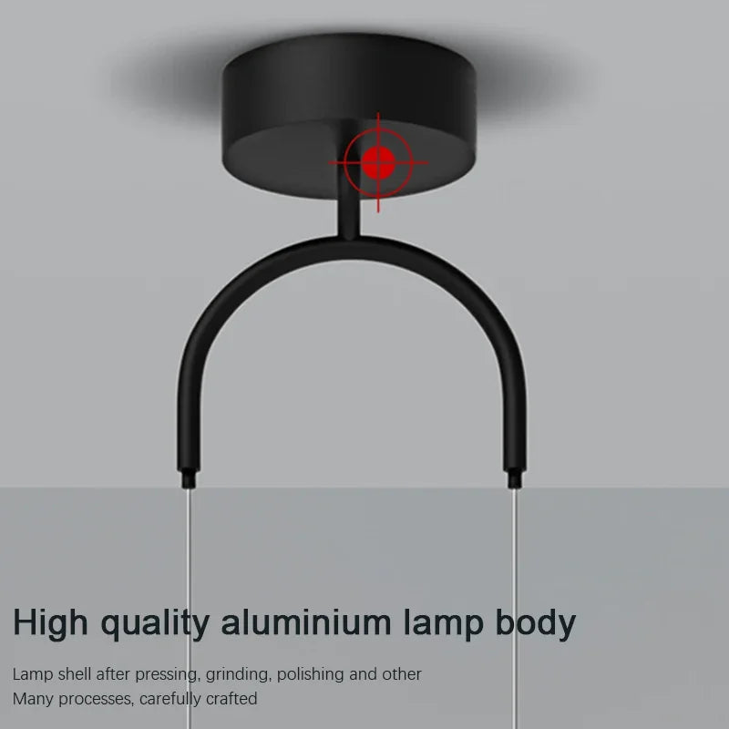 lampe suspendue nordique pour décoration intérieure - vue 5 sur 10