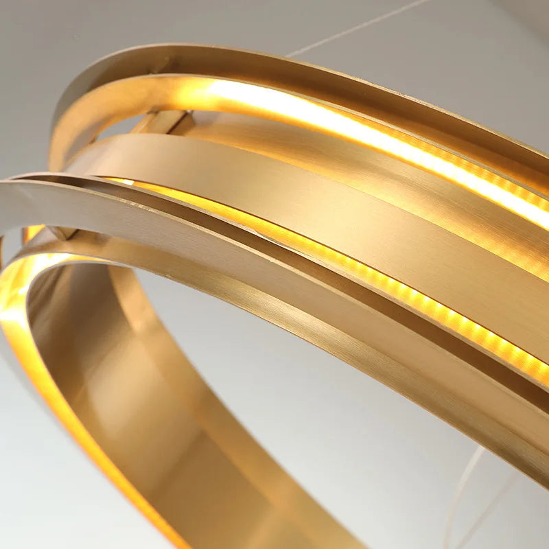 lustre led minimaliste post-moderne italien créatif - vue 6 sur 12