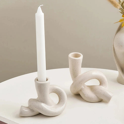 bougeoirs décoratifs pour chandeliers et table de Noël - vue 5 sur 9