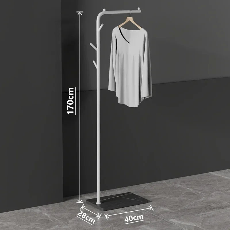 porte-vêtements nordique léger et moderne pour rangement élégant