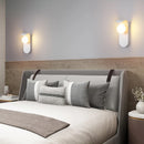 applique murale led boule de verre givré pour intérieur