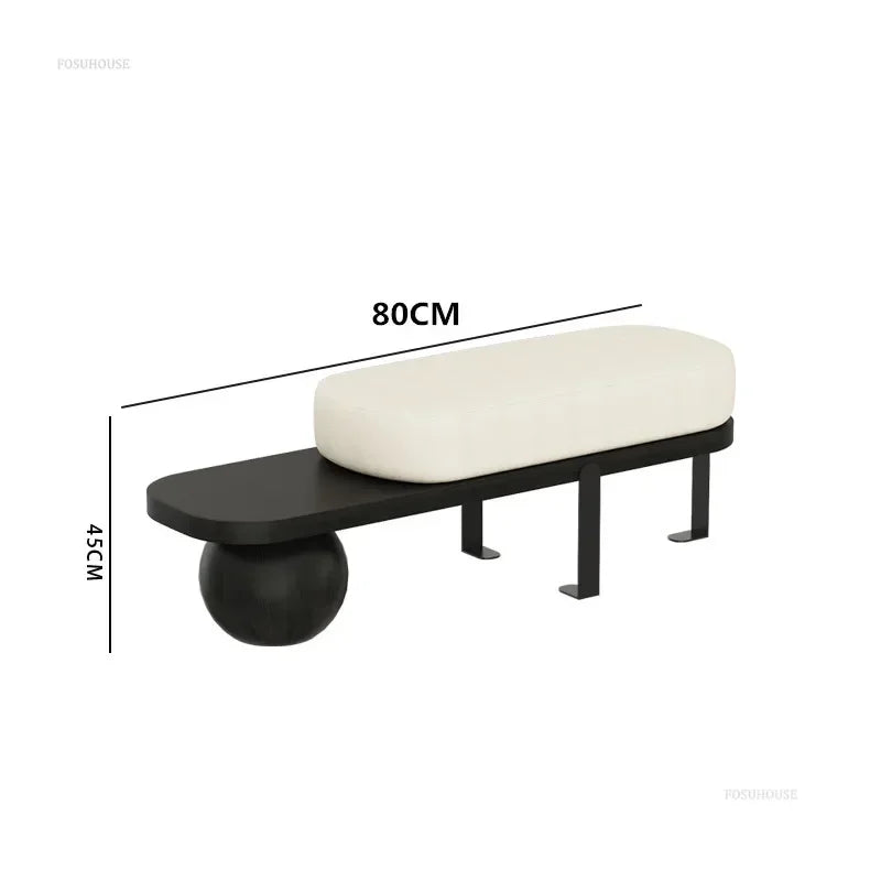 banc en bois massif multifonctionnel pour intérieur élégant - vue 12 sur 19