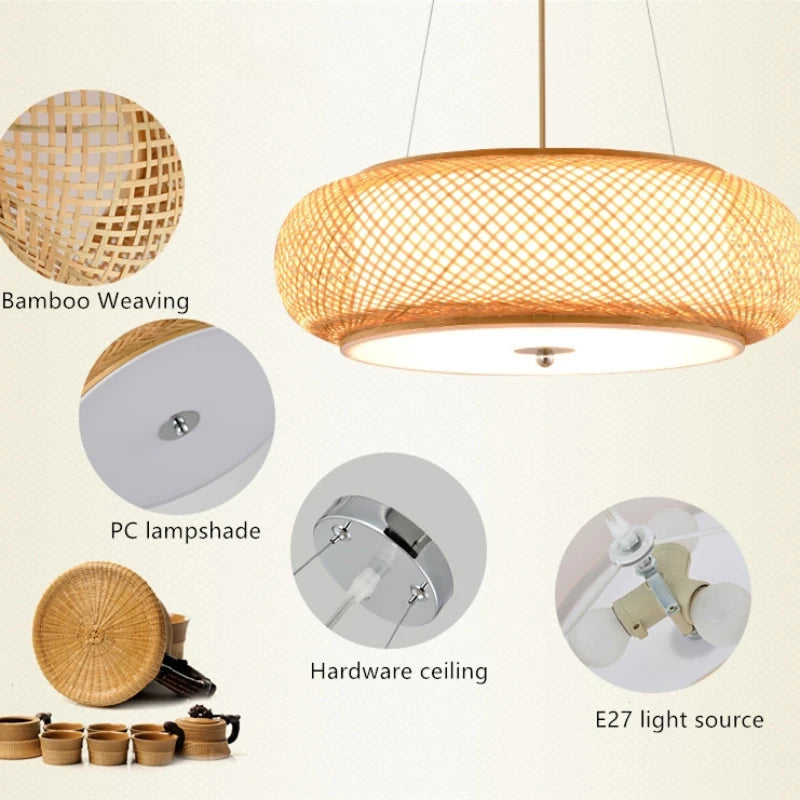 suspension en bambou style japonais modernes