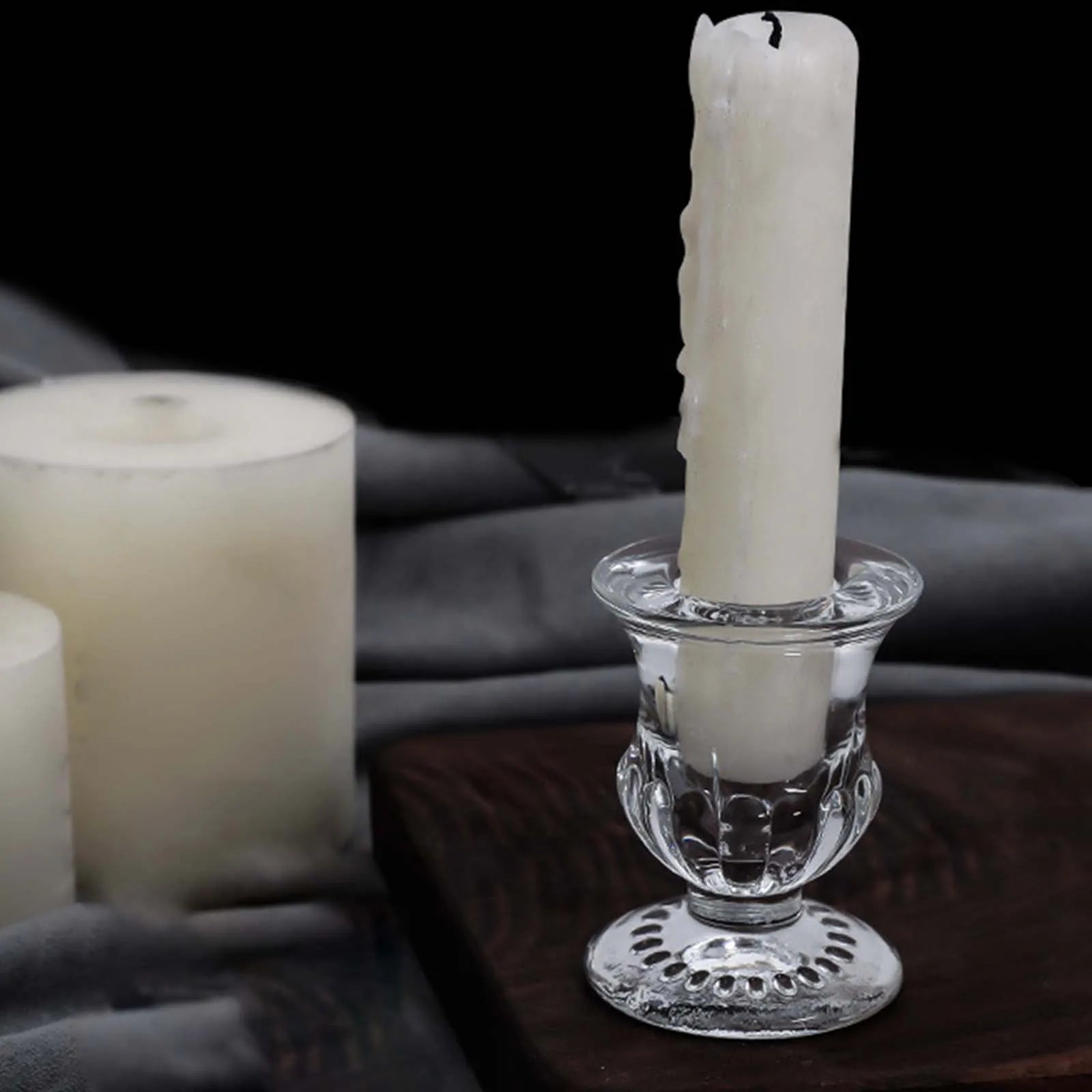 bougeoir de style européen pour décoration festive et élégante - vue 7 sur 8