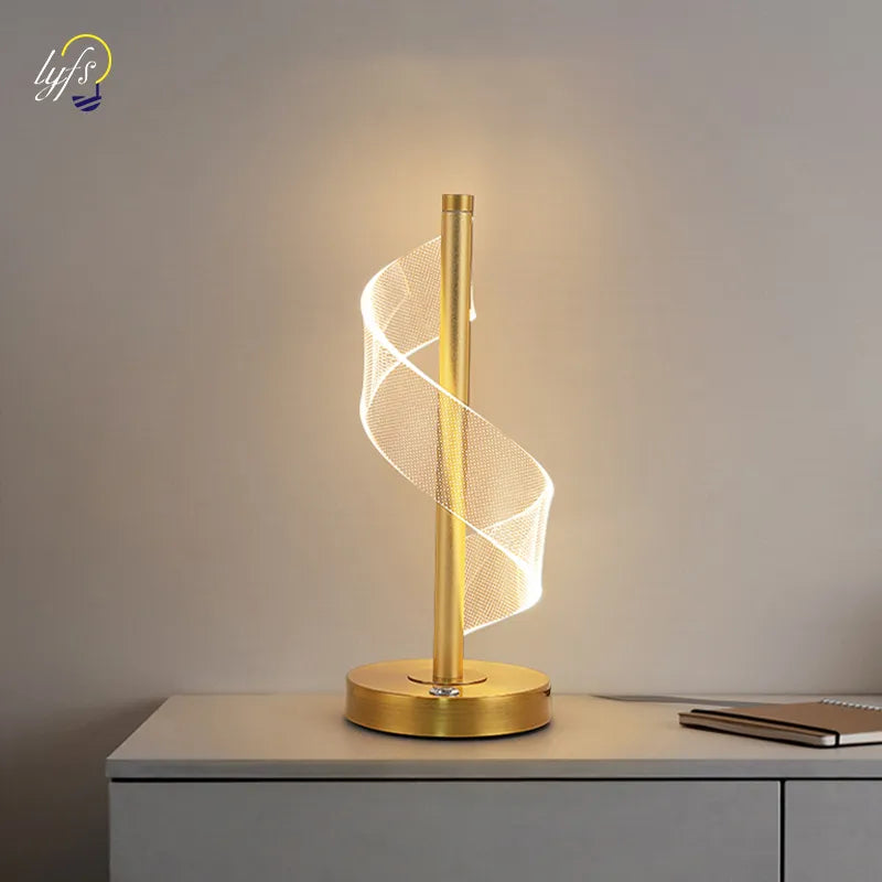 lampe à poser LED tactile dimmable intérieur maison - vue 2 sur 7