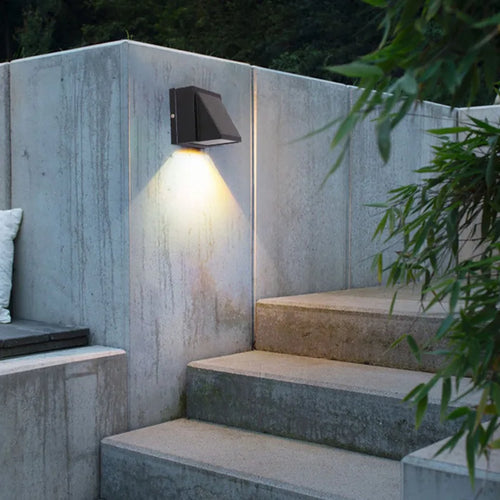 applique murale led extérieure moderne étanche pour jardin et balcon - vue 5 sur 12