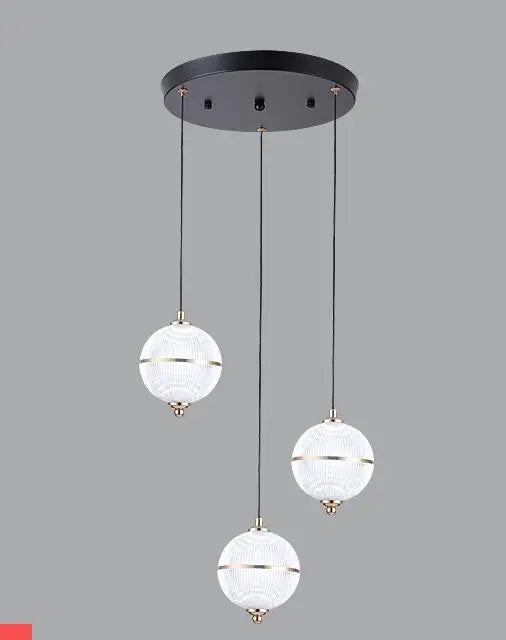 suspension boule acrylique moderne pour restaurant et bar - vue 12 sur 16