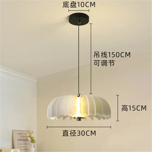 lustre à led citrouille design postmoderne pour décoration intérieure