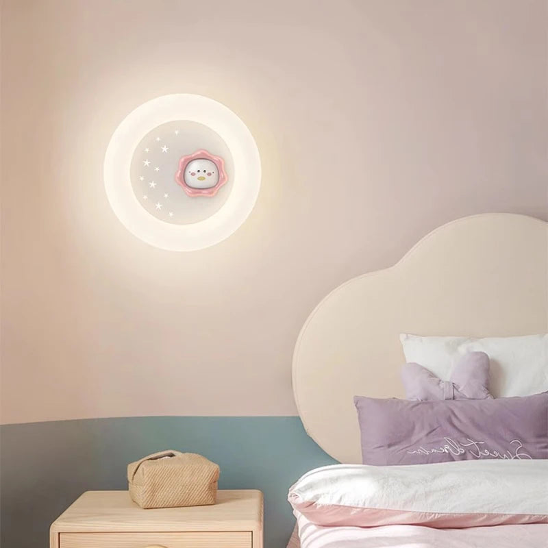 lampe de chevet mignonne pour chambre de princesse avec nœud rose - vue 3 sur 12