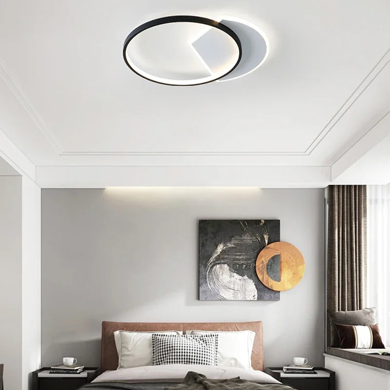 lustre moderne à leds pour intérieur de maison - vue 4 sur 12