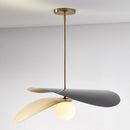 suspension haut de gamme en métal et verre style design artistique