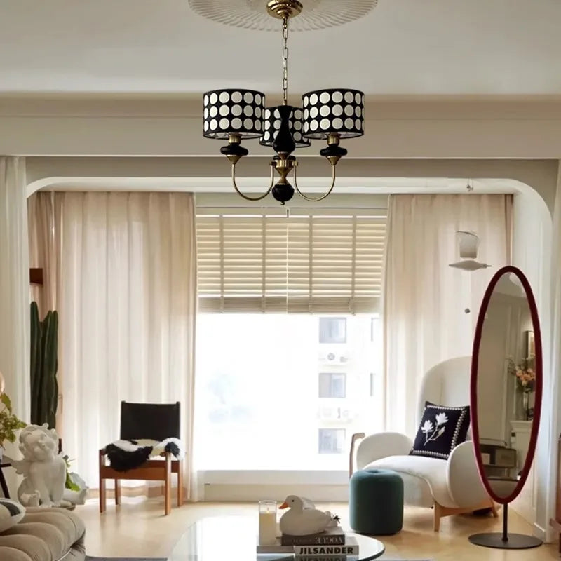 lustre en cuivre moderne pour hôtel et décoration intérieure - vue 4 sur 12