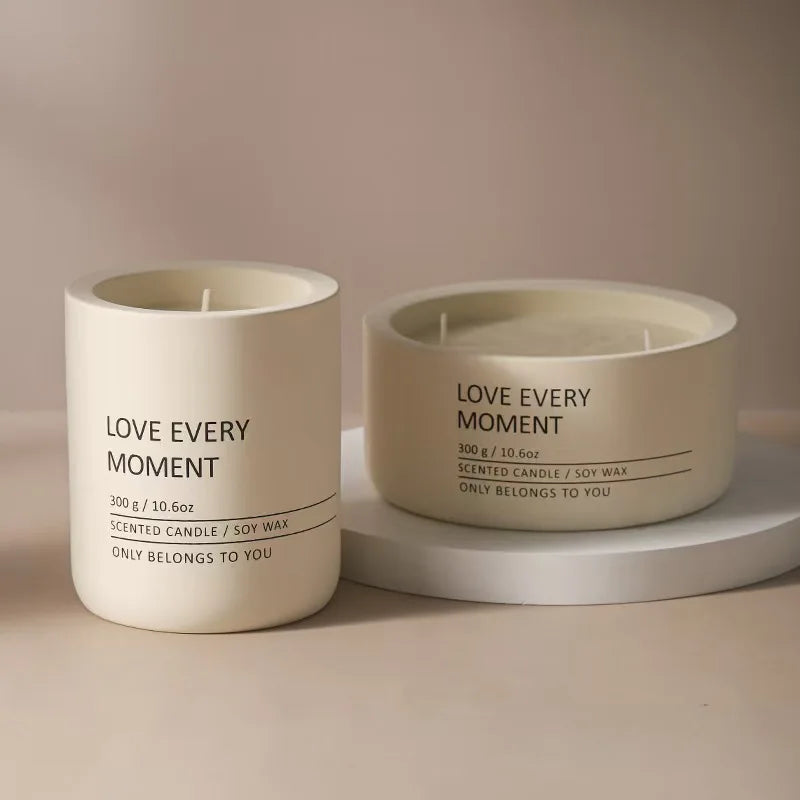 contenant à bougie en céramique fait main pour aromathérapie - vue 5 sur 11