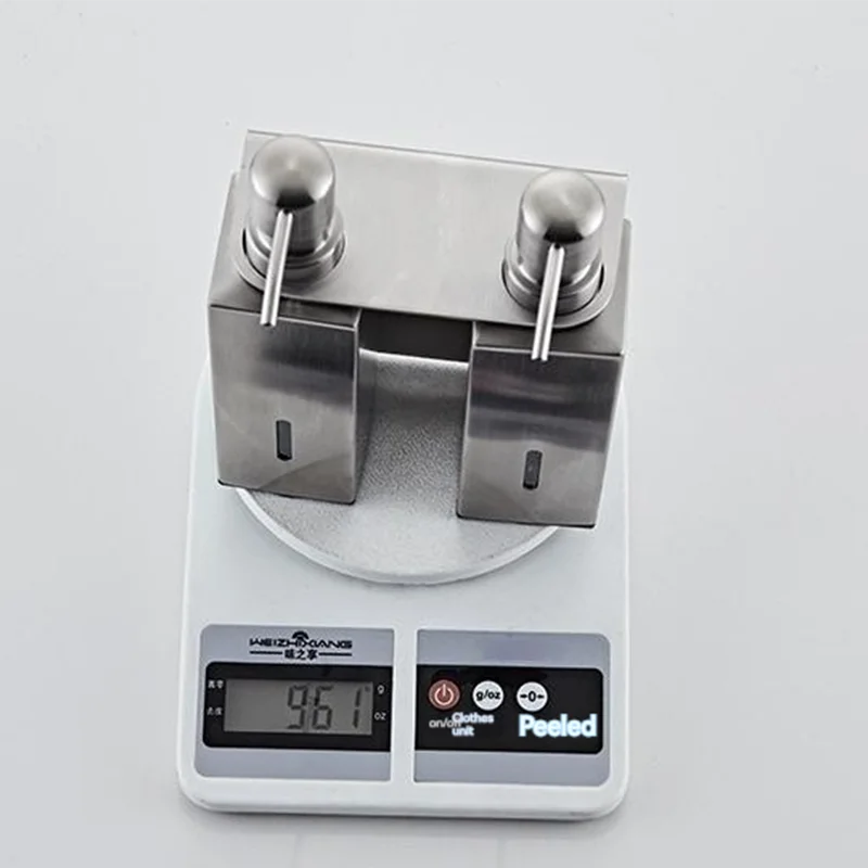 accessoires en acier inoxydable pour distributeurs de savon moderne - vue 7 sur 12