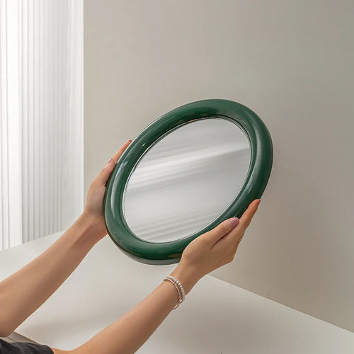 miroir de maquillage rond nordique simple et élégant