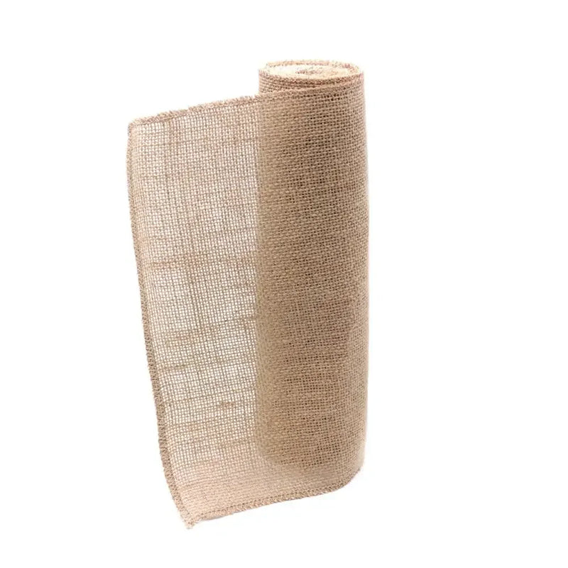 Chemin de table toile de jute style champetre