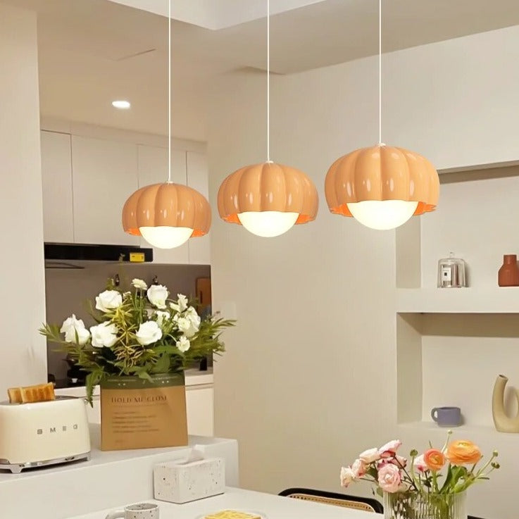 Suspension design fleur colorée - vue 6 sur 8