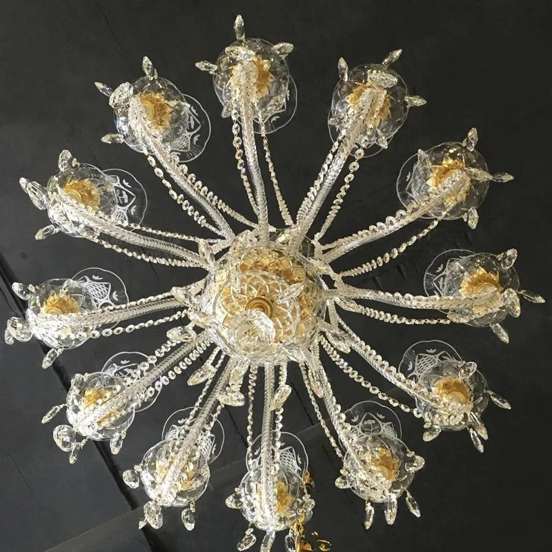 lustres en cristal pour éclairage créatif dans les halls - vue 6 sur 9