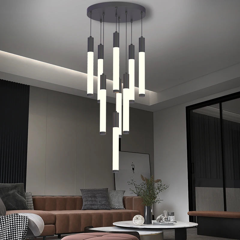 plafonnier moderne avec éclairage led pour intérieur élégant - vue 5 sur 16