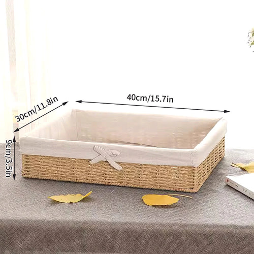 panier de rangement décoratif pour cosmétiques et fournitures - vue 15 sur 17