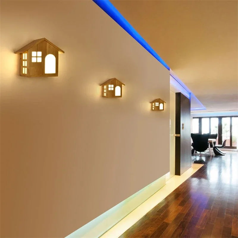 applique murale créatives modernes en bois pour enfants - vue 5 sur 8