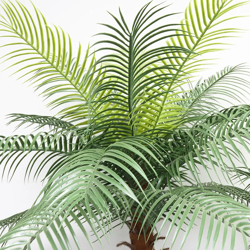 cocotier artificiel grande plante verte pour décoration intérieure - vue 6 sur 15
