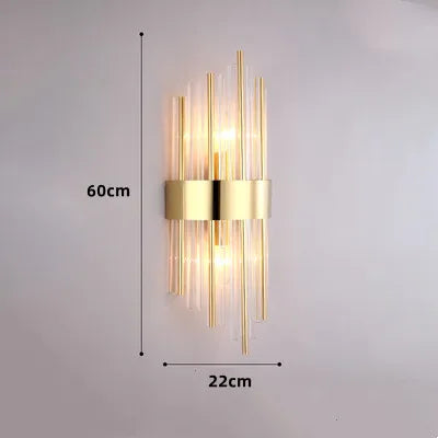 applique murale en cristal design pour éclairage moderne de la maison - vue 10 sur 21