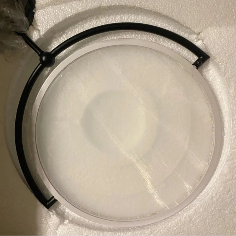 lustre nordique en fer noir pour éclairage intérieur - vue 6 sur 8