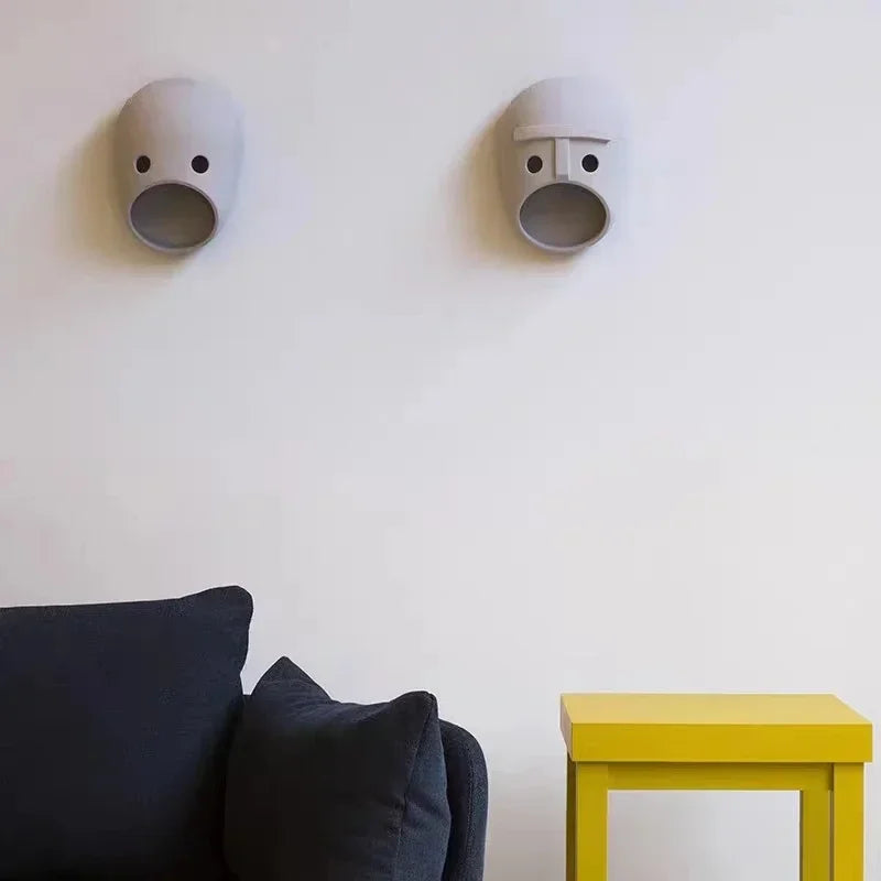 applique murale moderne design néerlandais en résine avec éclairage led - vue 3 sur 11